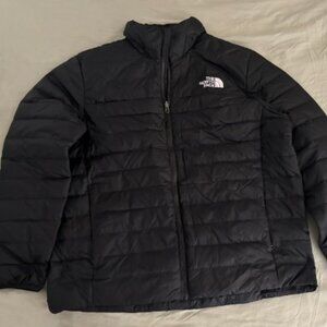 The North Face Men's Flare Zip Up Black Jacket Size XL Pre-owned